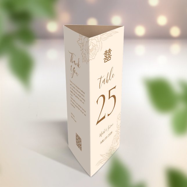 3 en 1 Número de mesa, Menú y tarjeta de agradecim (Subido por el creador)