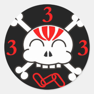 3 es un pegatina de números mágicos