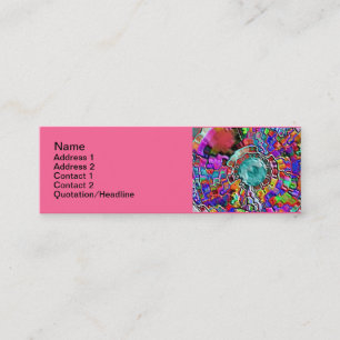 3" flaco artístico x 1" tarjeta de visita