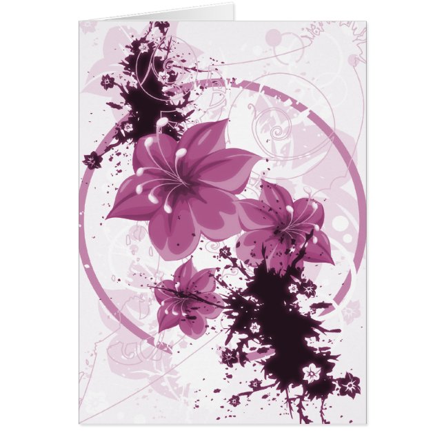3 flores bonitas - rosa (Frente)