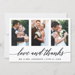 3 Foto caligrafía Amor y agradecimiento Boda