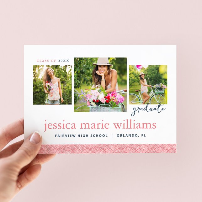 3 Foto Invitación moderna de graduación (Subido por el creador)