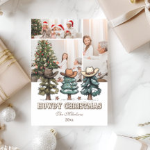3 foto Navidad Western Howdy