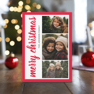 3 Fotografía Feliz Navidad Frontera Roja - Caligra