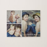 3 fotos Personalizado de galería rompecabezas de f<br><div class="desc">¡Los regalos fotográficos hacen los mejores regalos! Fácilmente personalizado con su texto y/o foto(s) para un aspecto personalizado. Diseñado por Berry Berry Sweet. Ver más diseños en www.berryberrysweet.com</div>
