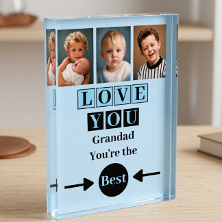 3 fotos te quiero abuelo azul