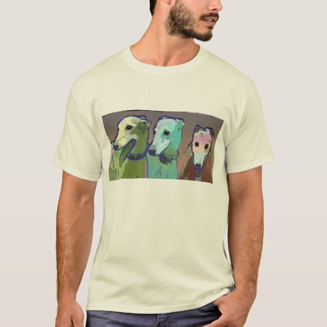 3 galgos -- CAMISETA (Anverso)