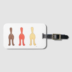 3 gorras de gato #1 etiqueta de equipaje