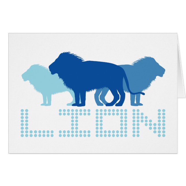 3 Leones (Azul) (Anverso (Horizontal))