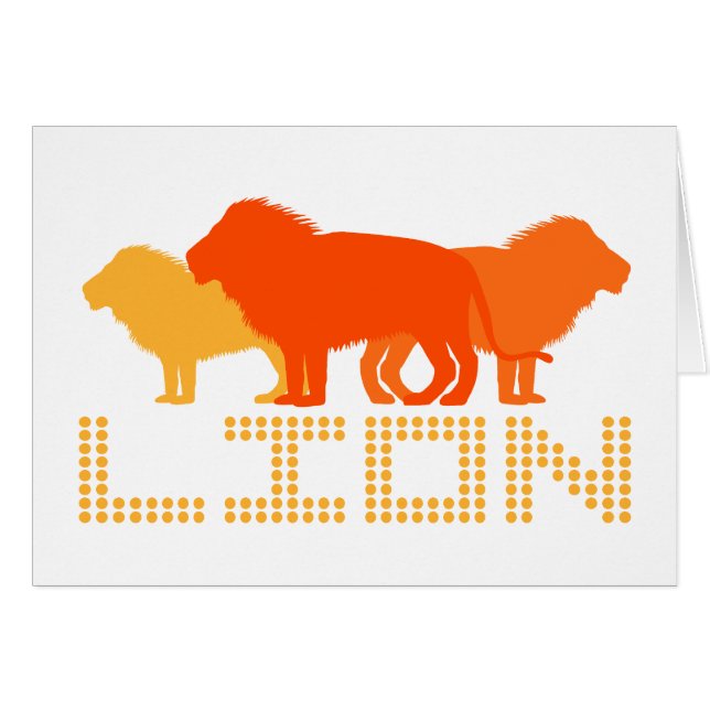 3 Leones (Naranja) (Anverso (Horizontal))