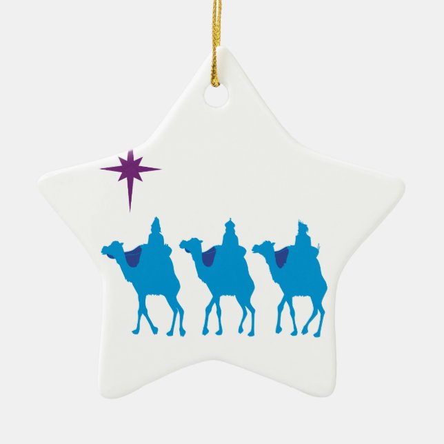 3 Ornamento de Wisemen Star (Frente)
