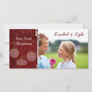 3 Ornamentos Nuestra Primera Navidad Tu Foto