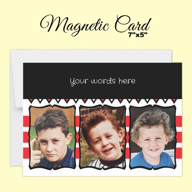 3 palabras de personalizado fotográfico tarjeta ma (Subido por el creador)
