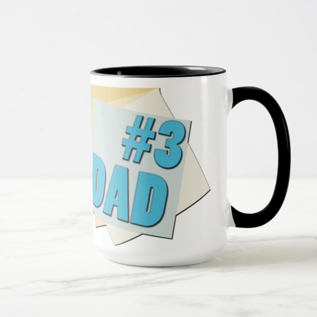 #3 papá - día de padres - taza (Derecha)