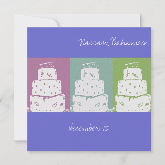 3 Pasteles de Boda (Anverso)