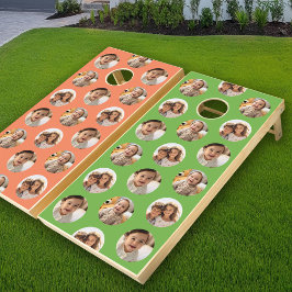 3 Patrón de círculo de Collage de fotos - Sabio co