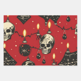 3 pc. Juego de hojas de ajuste de cráneo festivo