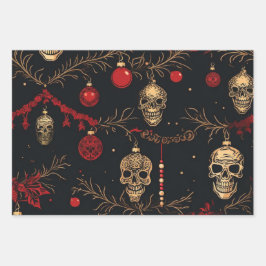 3 pc. PC. Papel de envolvimiento de ornamentos de 