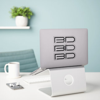 3 pegatinas Portátil para empresas con logotipo de
