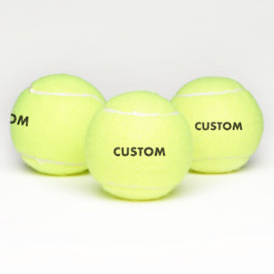 3 Pelotas de Tenis Personalizadas Plantilla en Bla