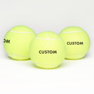 3 Pelotas de Tenis Personalizadas Plantilla en Bla