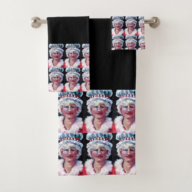 3 piezas Sra. Claus Bath Set - ¡WOW! (In situ)