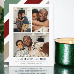 3 plantilla de foto y fondo despejado