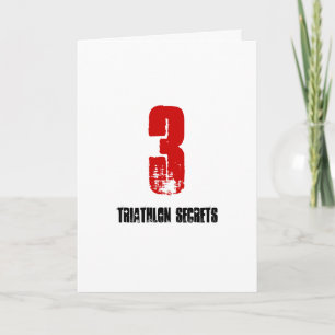 3 Secretos Triatlón - Tarjeta Triatleta de Buena S