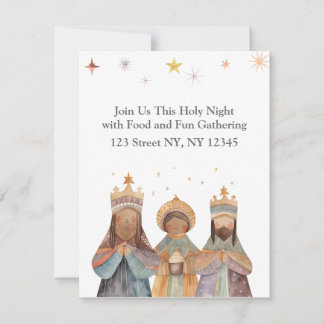 3 Tarjeta o invitación de Navidades Reyes
