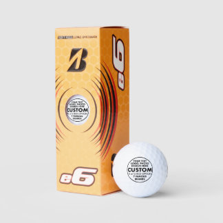 3 x Personalizado Bolas de golf personalizadas Bri