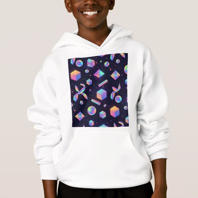 3D Holographic Space Aesthetic Cozy Hoodie (Anverso)