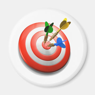 3D lanza el imán de la diana