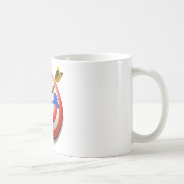 3D lanza la taza de café de la diana (Derecha)