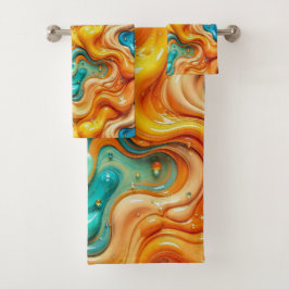 3D Liquid Swirl Abstract Glass - Modern Psychedeli