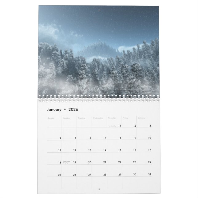 3D paisajes - calendario de pared 2010 (Jan 2026)