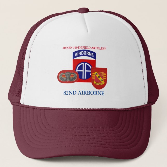 3ro 319TH GORRA de la ARTILLERÍA DE CAMPAÑA del (Anverso)