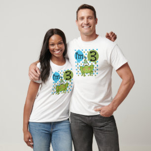 3ro camisetas y regalos del cumpleaños de la rana