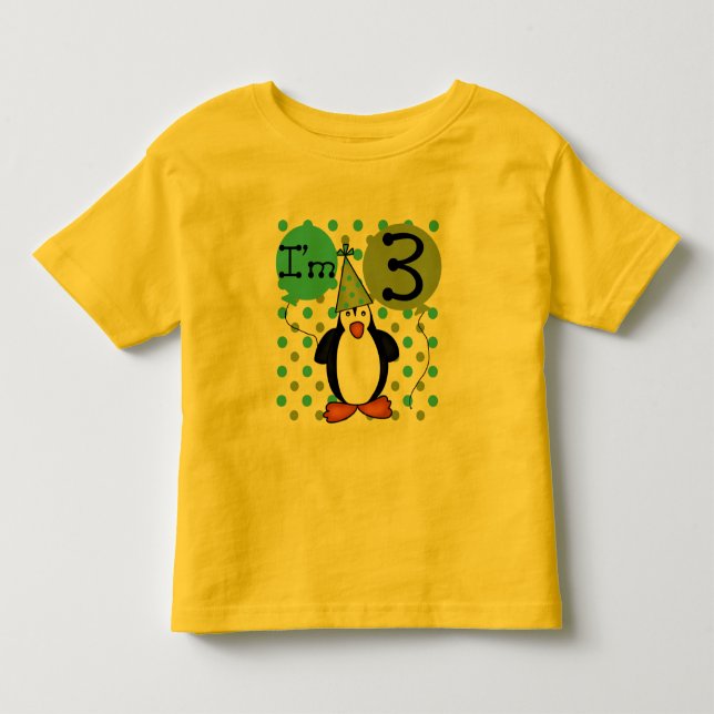 3ro Camisetas y regalos del cumpleaños del (Anverso)