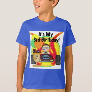3ro camisetas y regalos del cumpleaños del coche