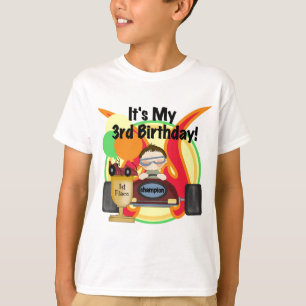 3ro camisetas y regalos del cumpleaños del coche