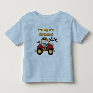 3ro camisetas y regalos del cumpleaños del coche