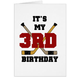 3ro camisetas y regalos del cumpleaños del hockey