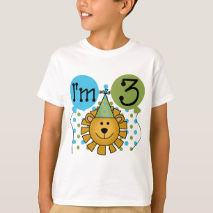 3ro camisetas y regalos del cumpleaños del león
