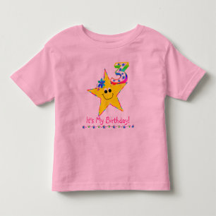 3ro Estrellas de la camisa de la fiesta de