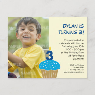 3ro invitación de la fiesta de cumpleaños de la