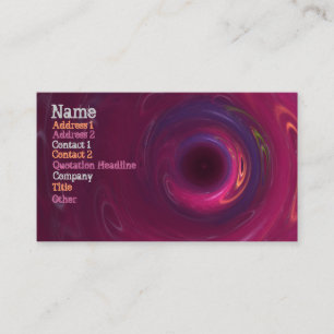 3ro Tarjeta de visita del ojo