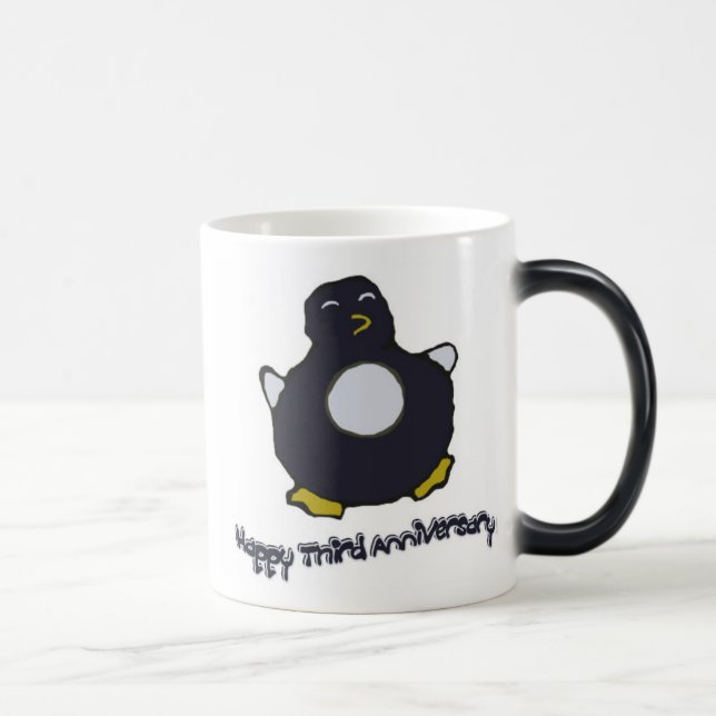 3ro Taza del pingüino del aniversario (Derecha)