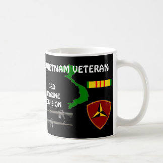 3ro Tazas de café del veterano de Vietnam de la