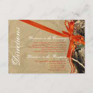 3x5 Direcciones Cazadores de tarjetas Camoflouge C