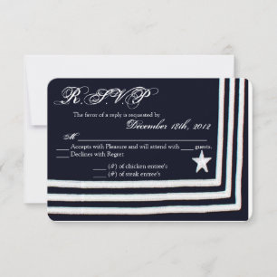 3x5 R.S.V.P Tarjeta de respuesta Vestido de verano